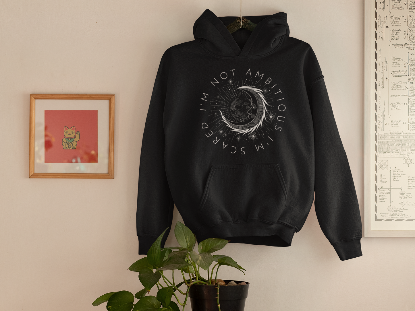 Not Ambitious Graphic Hoodie