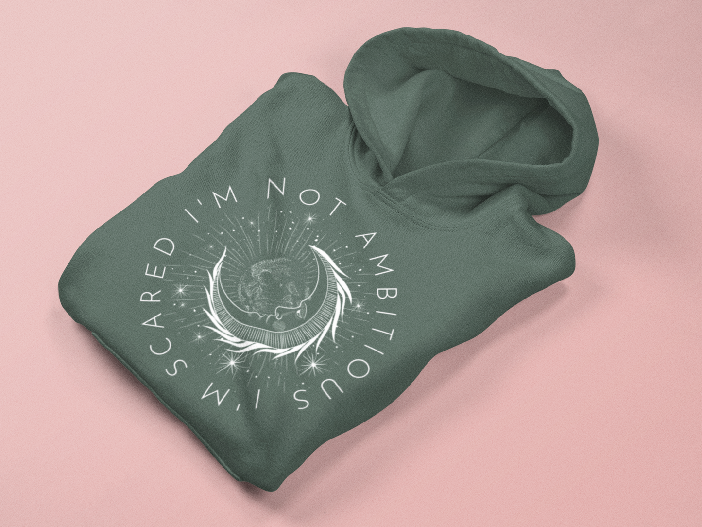 Not Ambitious Graphic Hoodie